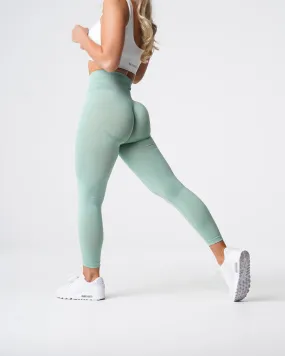 Sage Green Curve Seamless Leggings