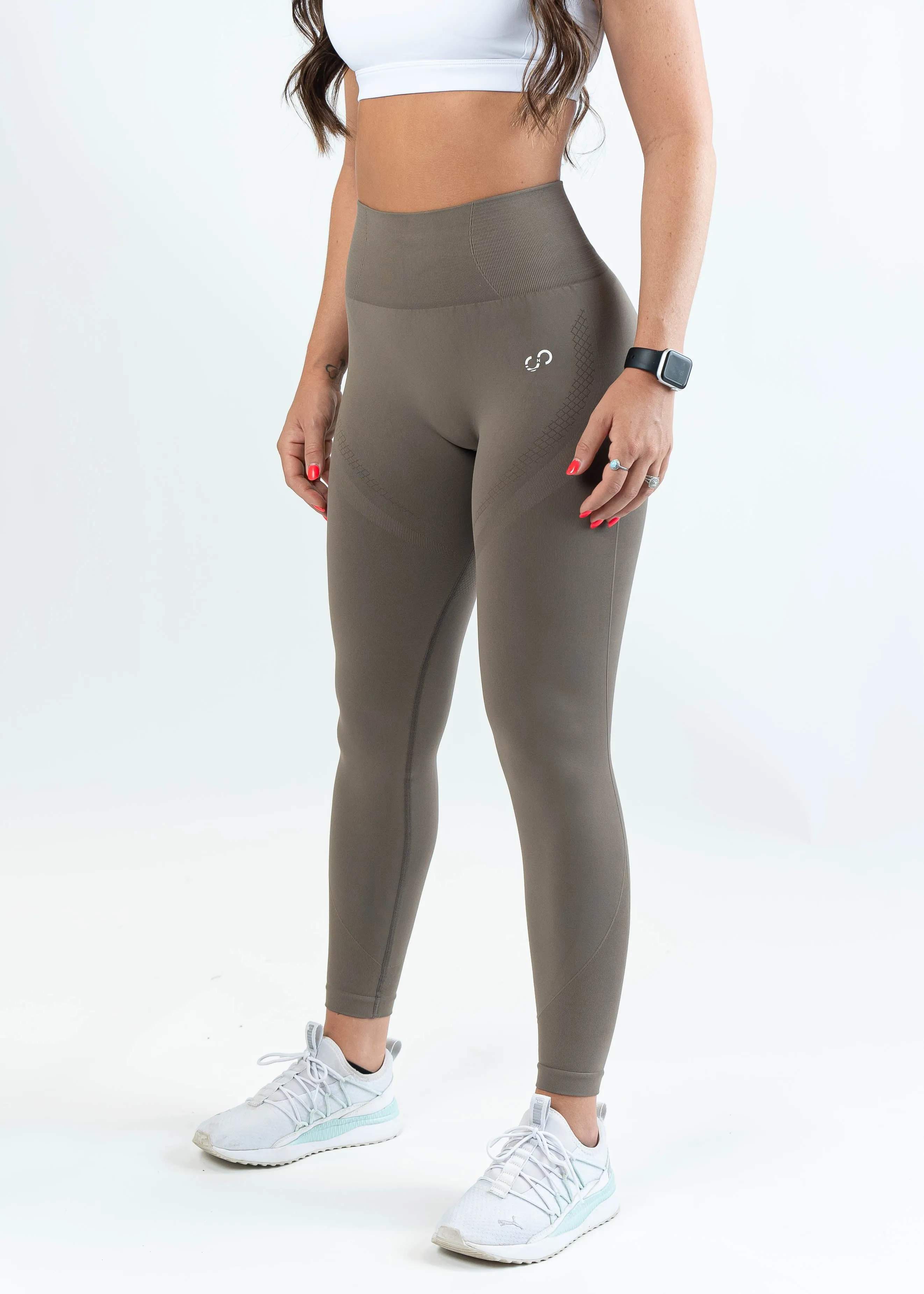 Sculpt Seamless Leggings |  Battlefield Brown