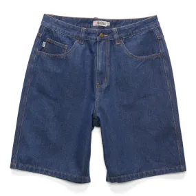 S/Double - Denim Standard Shorts Blue Denim