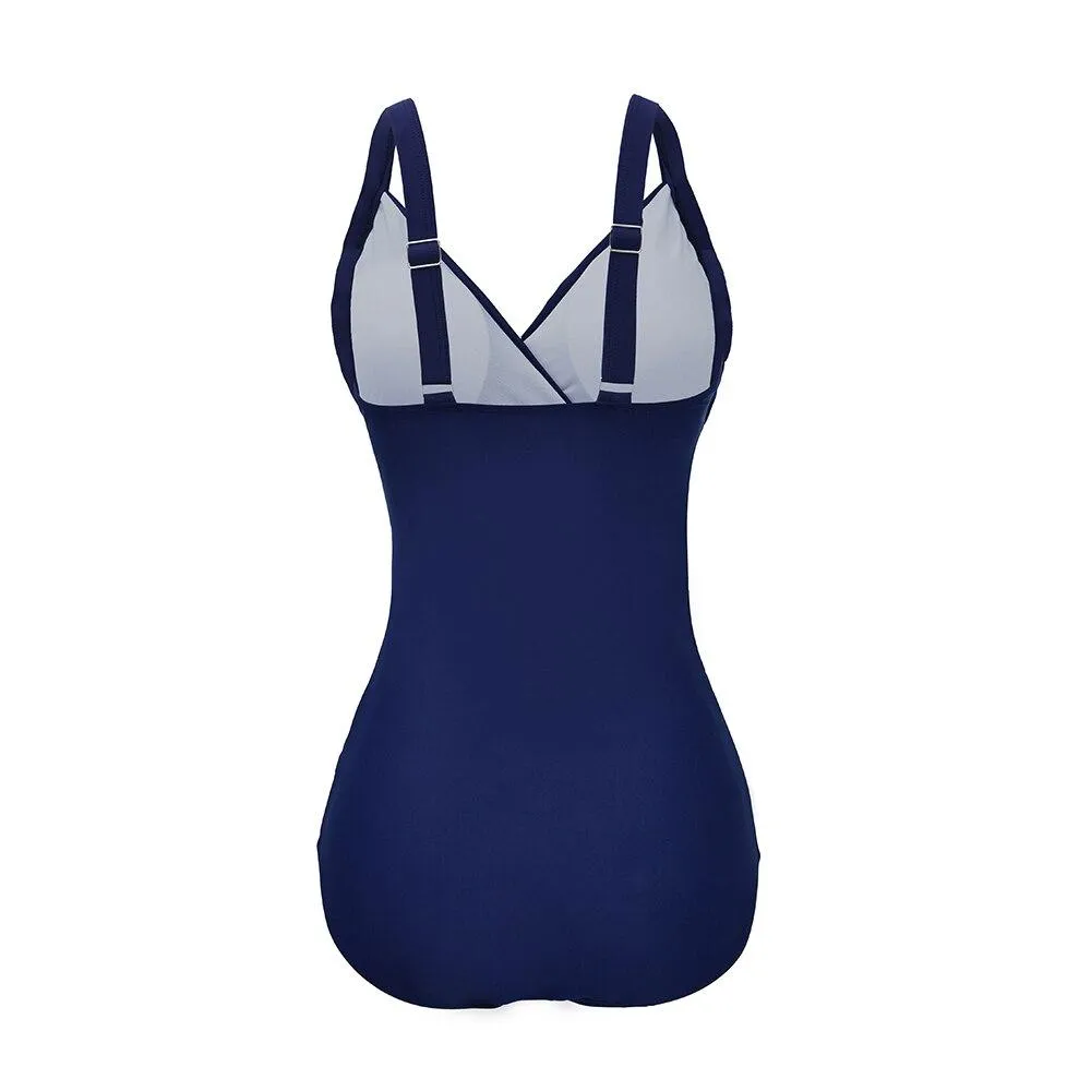 Sexy Women's Summer Mesh Beachwear One Piece Plus Size