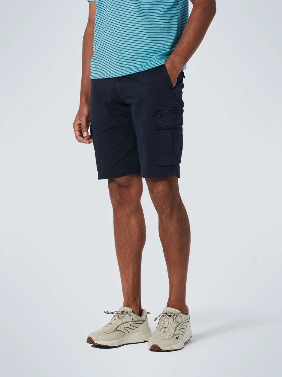 Short With Linen Garment Dyed Cargo | Night