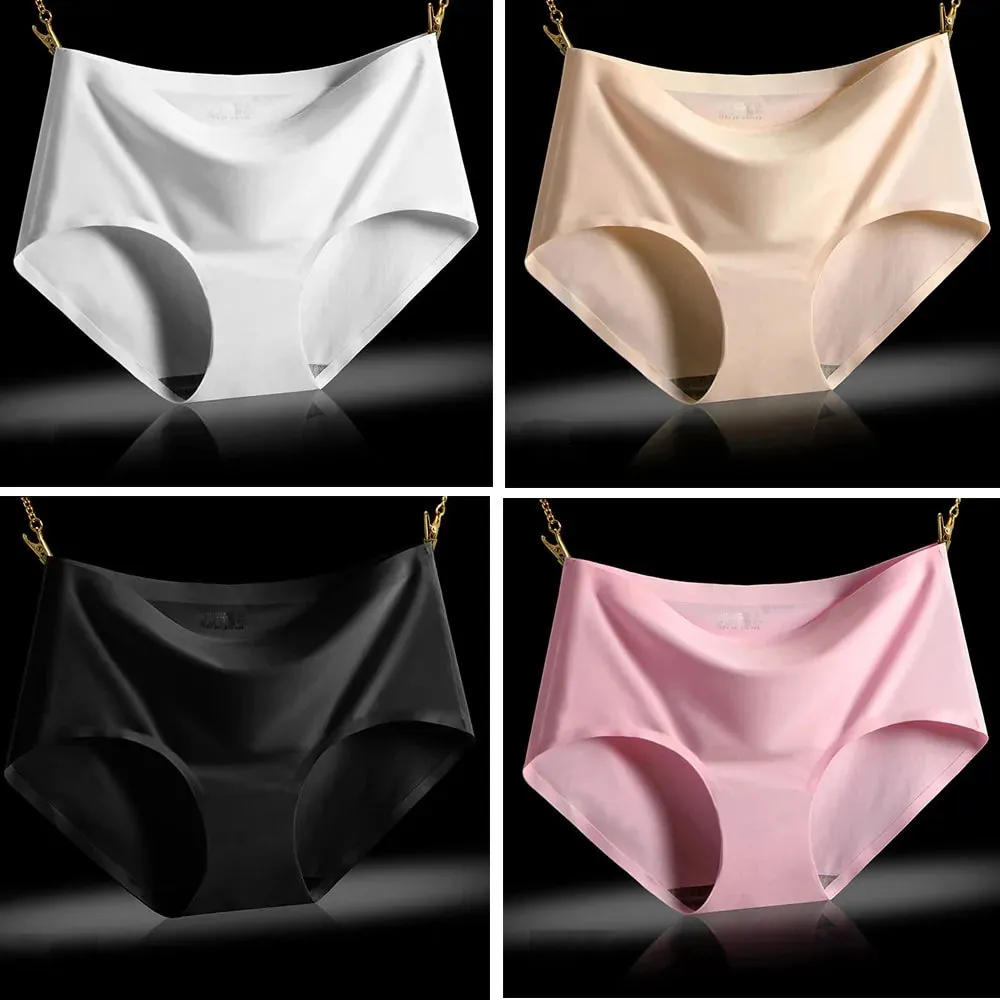 Silk Seamless Low-Waist Panties