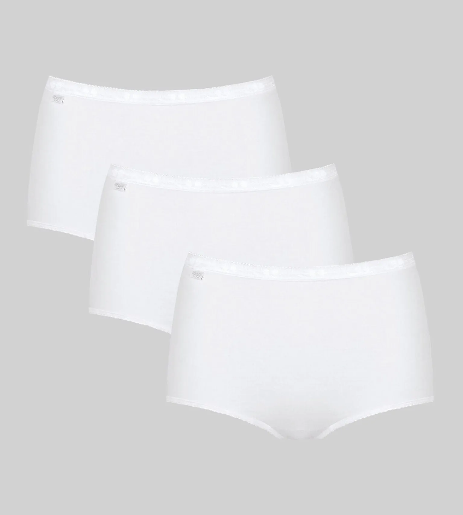 Sloggi Basic Maxi Brief 3 Pack, White