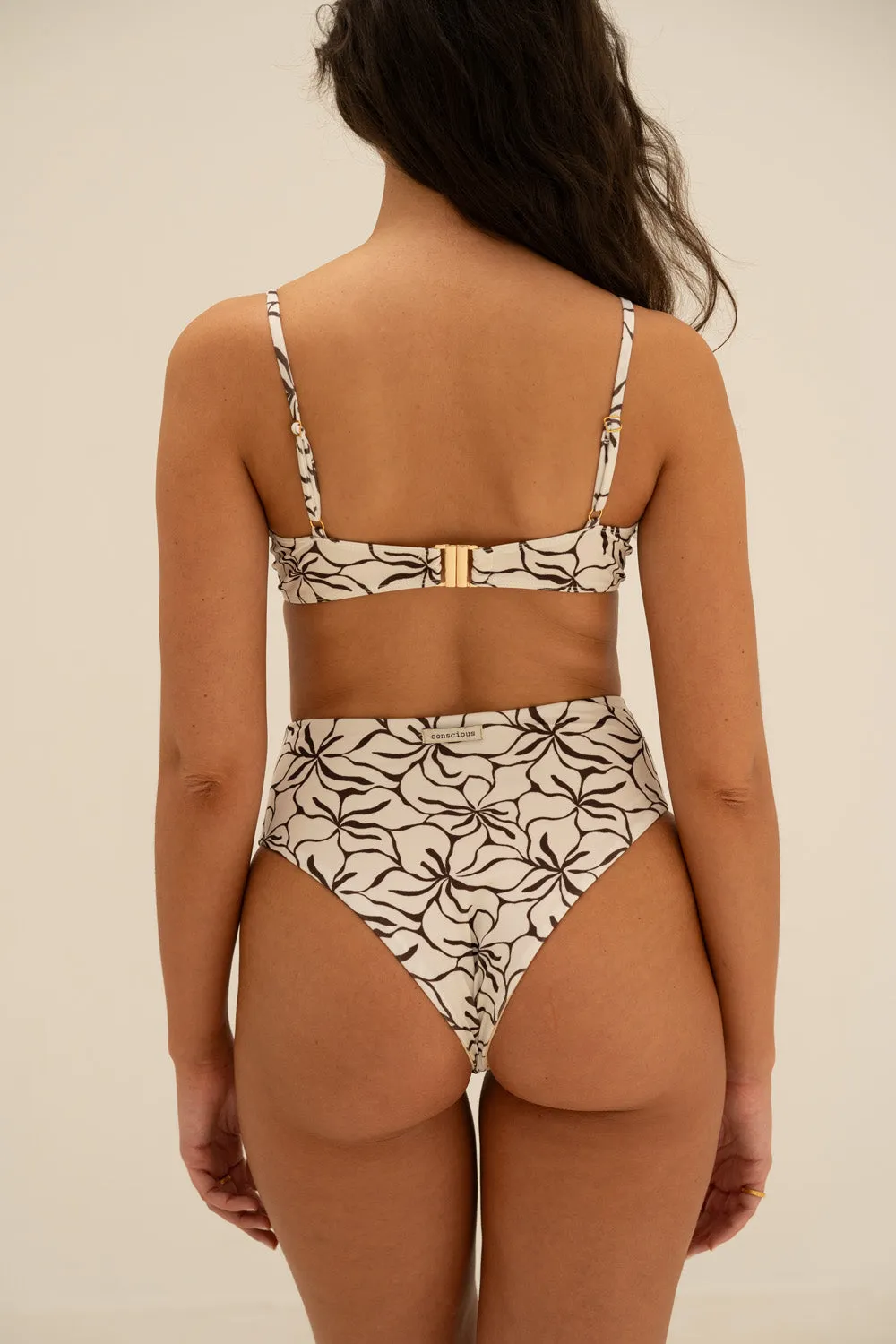 sustainable swimwear bottoms saint ivory flowers