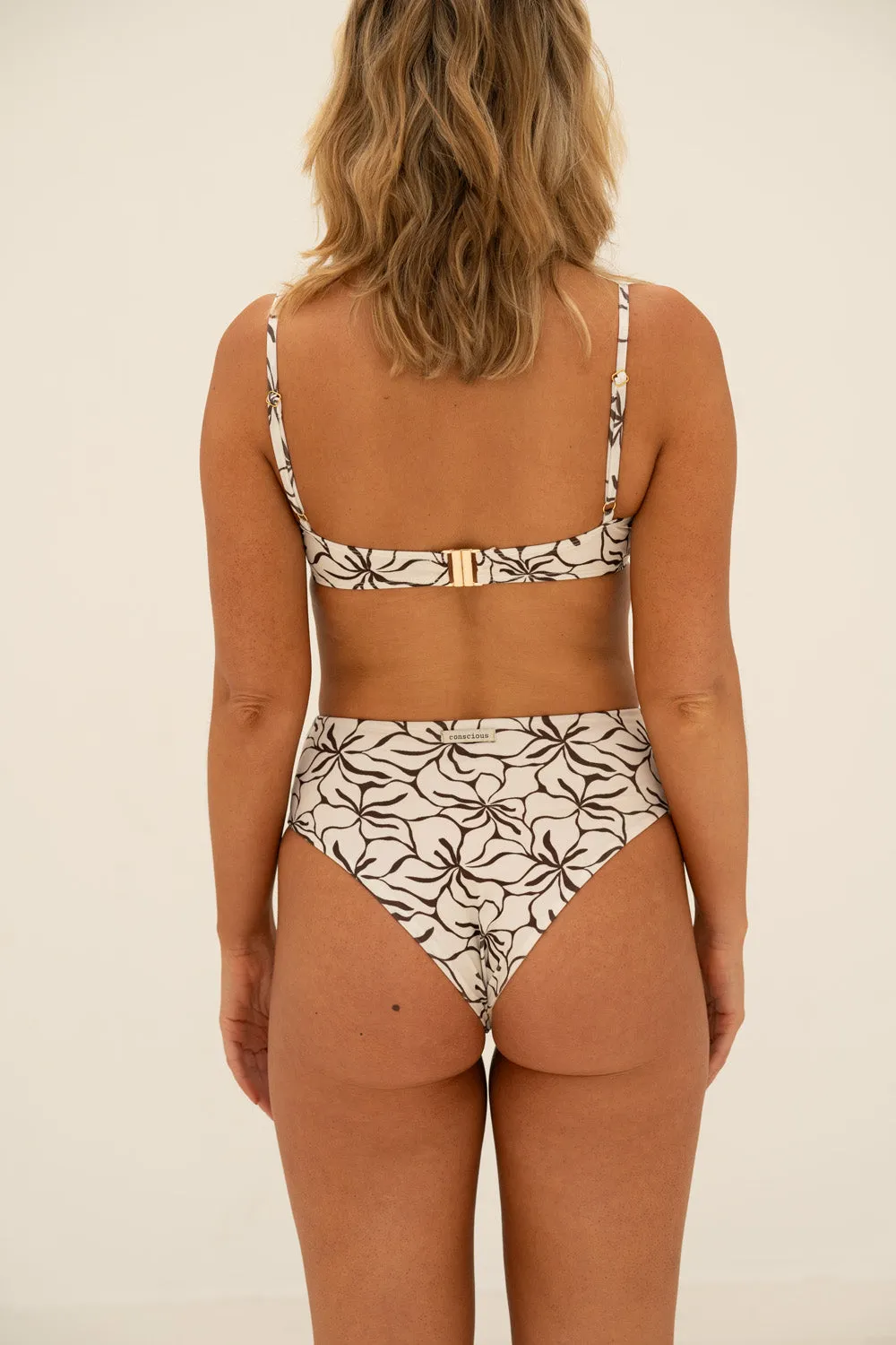 sustainable swimwear bottoms saint ivory flowers