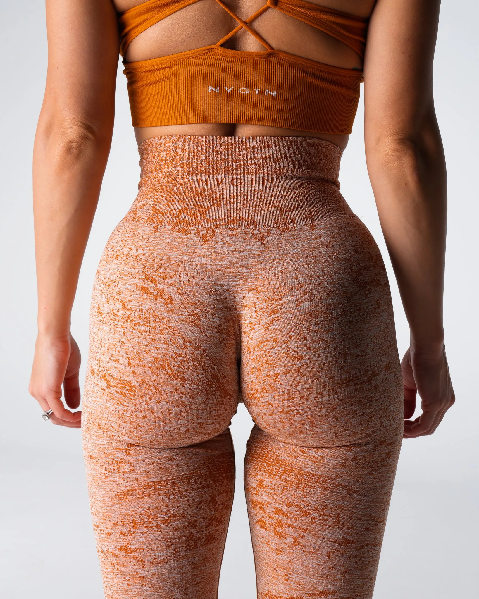 Terracotta Digital Seamless Leggings