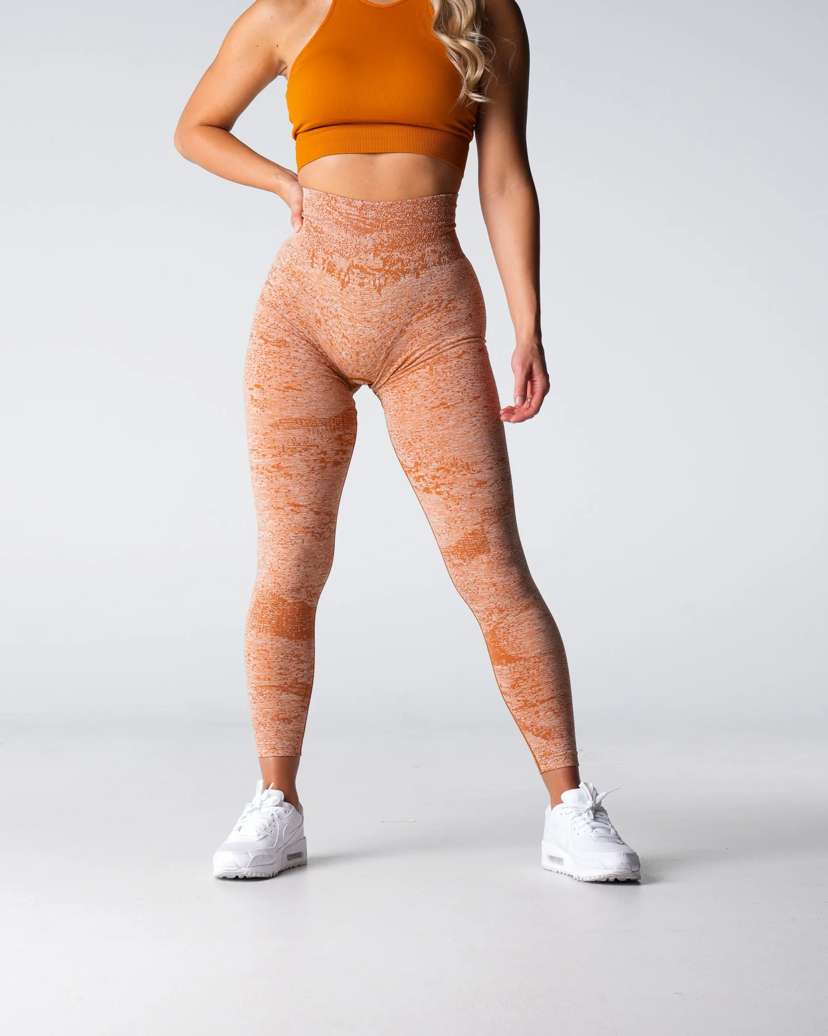 Terracotta Digital Seamless Leggings