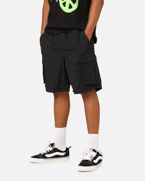 X-Large 91 Nylon Cargo Shorts Black