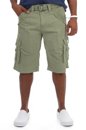 X RAY Men's 12.5" Long Cotton Cargo Shorts