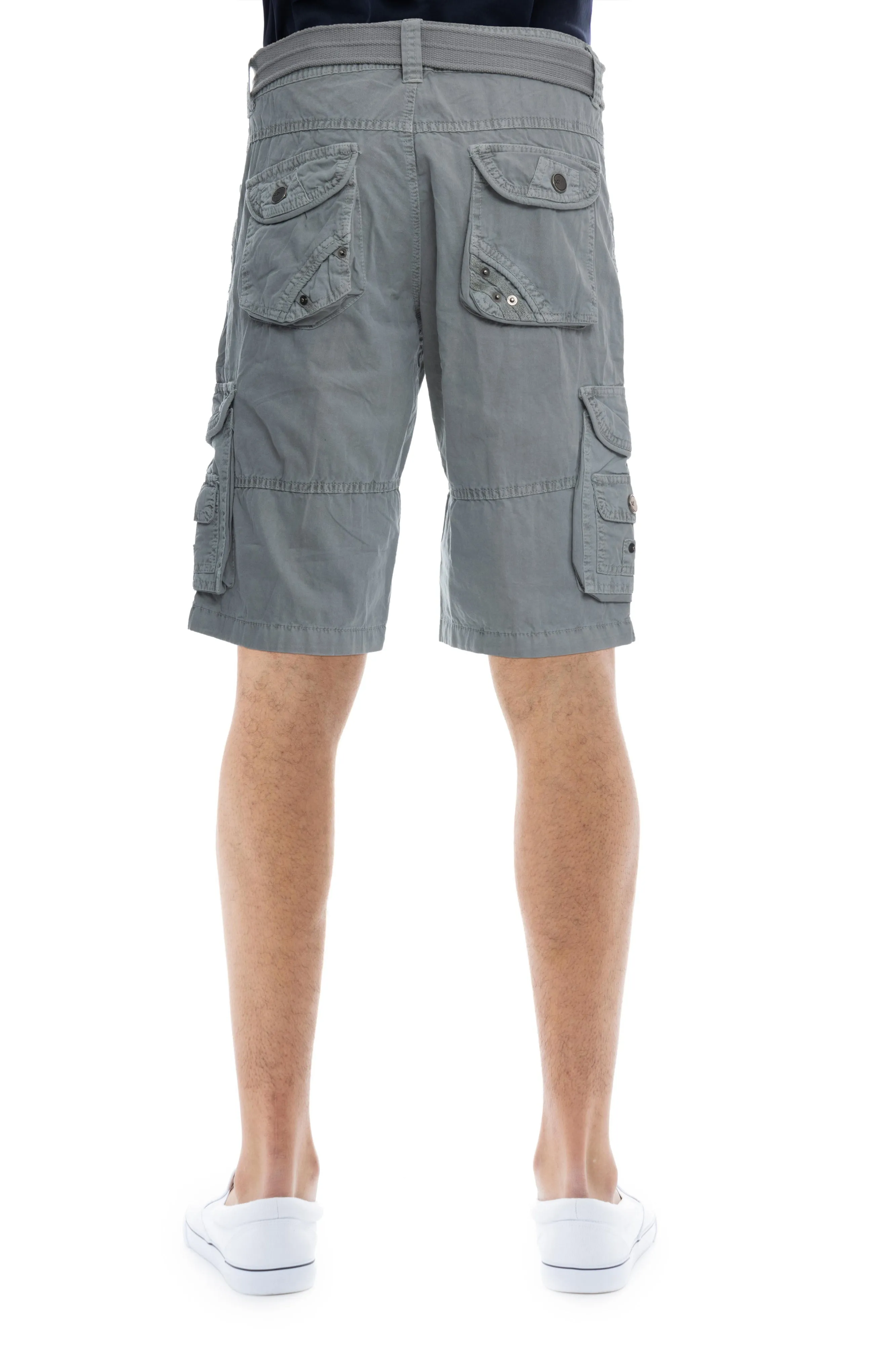 X RAY Men's 12.5" Long Cotton Cargo Shorts